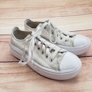 Converse All Star Platform Shoes Womens‎ Size 6 Canvas Low Top 570257C Sneakers